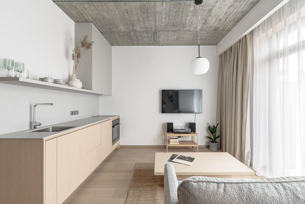 Cozy Japanese Oasis With Balcony, Gramophone, Netflix Íbúð Vilnius